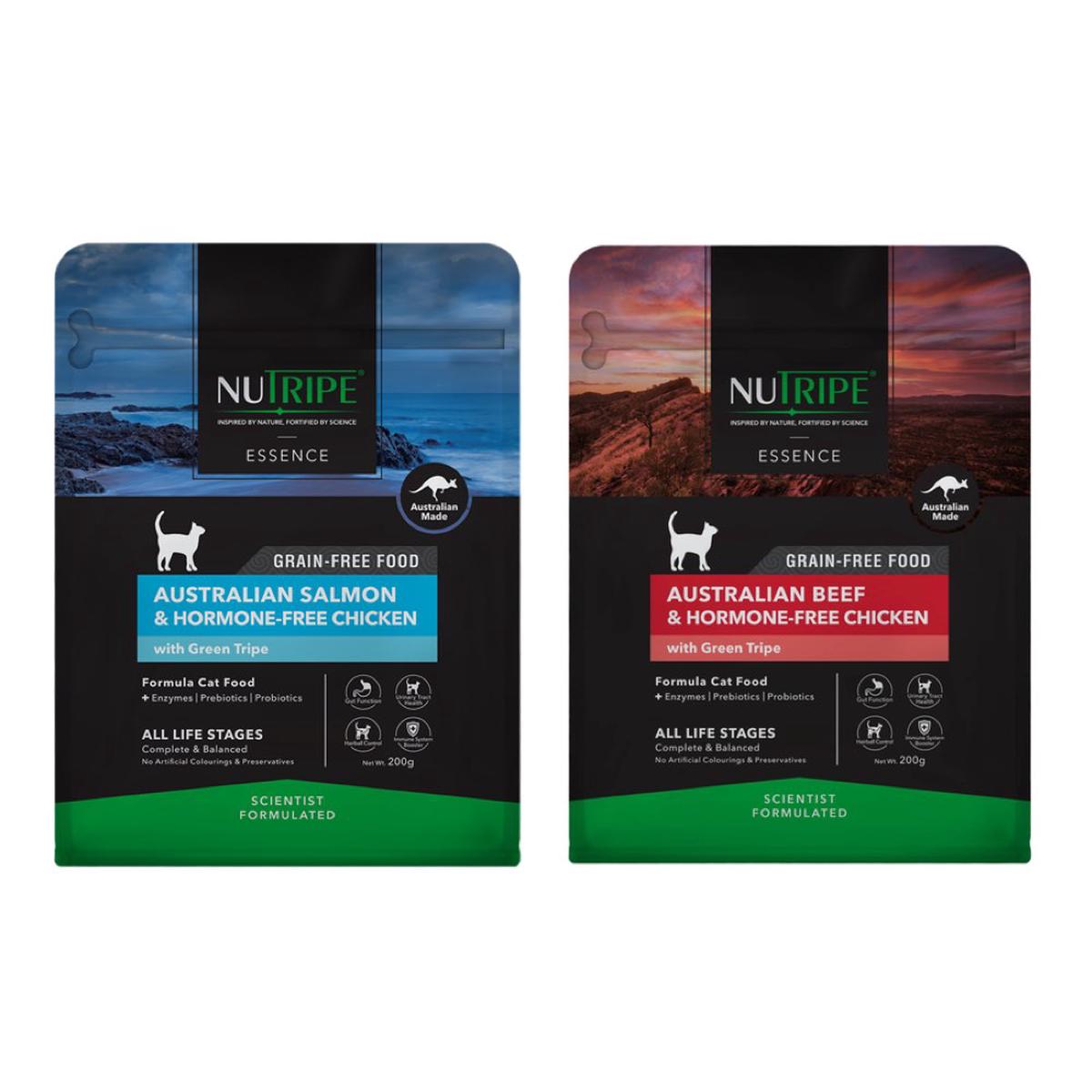 'TRIAL SPECIAL': Nutripe Essence Australian Grain-Free Dry CAT Food 200g