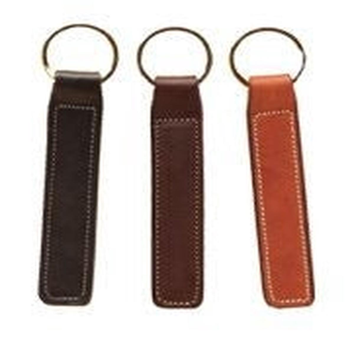 Tory Plain Key Fob 1 in x 5in Havana