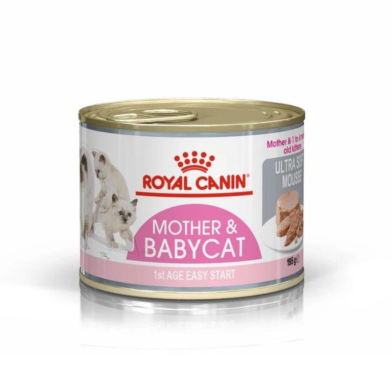 Royal canine cat wet food mousse mother and baby 195g